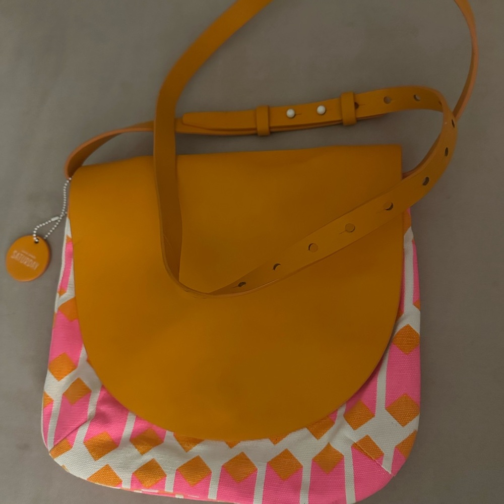 Kate Spade Yellow and Pink Crossbody Bag